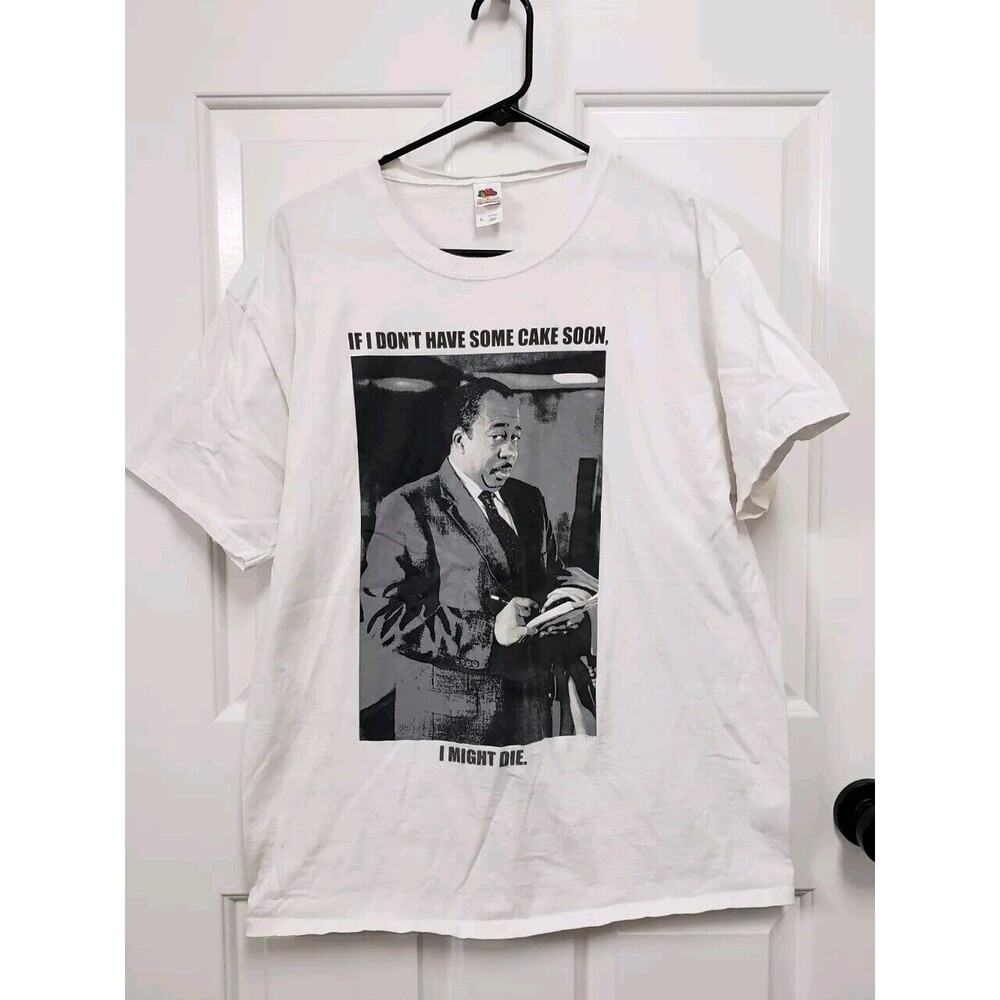 "The Office" Stanley Hudson MEME "IF I Don t Have Some Cake Soon" T-shirt Large